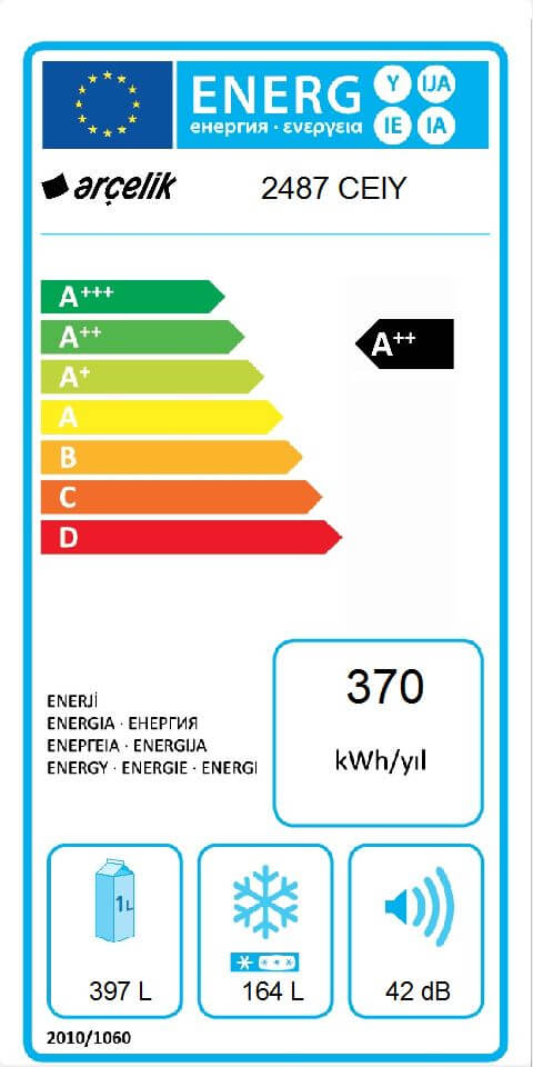 Arcelik 2487 Ceiy No Frost Buzdolabi Evmode Com Tr